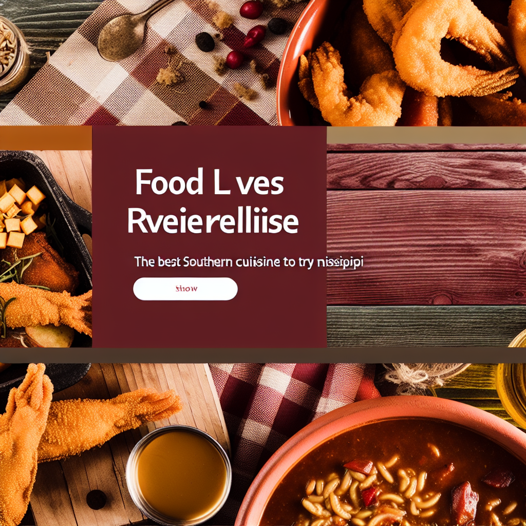 Food Lovers Rejoice: The Best Southern Cuisine to Try in Mississippi image 3266aa1f 1400 487d 8cda dcfd2a15766a.png